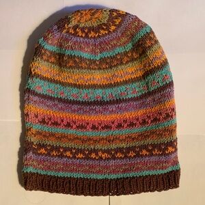 Multicolor Knit Beanie